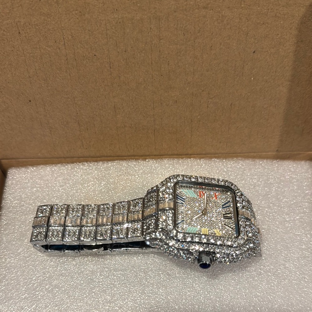 Cartier Moissanite Watch
